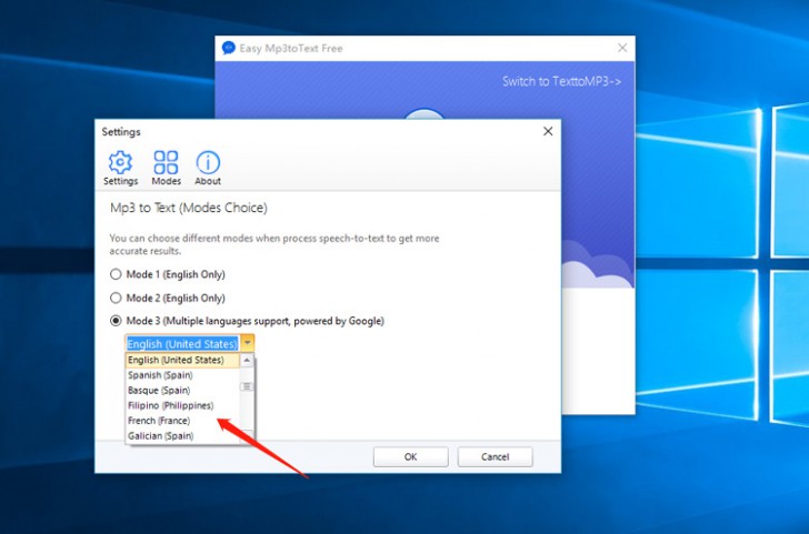 Easy Speech2Text (โปรแกรม Easy Speech2Text แปลงไฟล์เสียงเป็นข้อความ ฟรี) : 