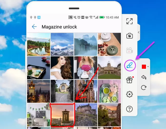 โปรแกรมแชร์จอมือถือเข้าคอม ApowerMirror