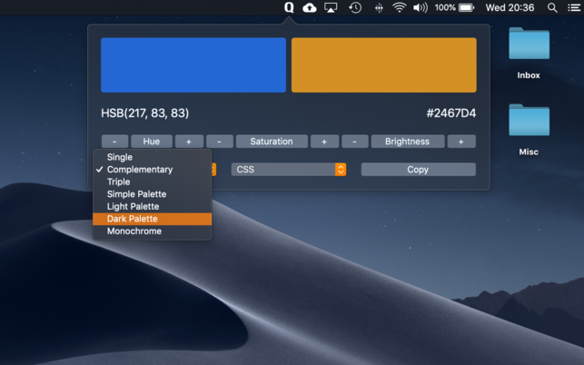 Quick Colour Picker (โปรแกรม Quick Colour Picker เลือกสีทันใจ ผ่านเมนูบาร์ บน Mac) : Quick Colour Picker (โปรแกรม Quick Colour Picker เลือกสีทันใจ ผ่านเมนูบาร์ บน Mac) :