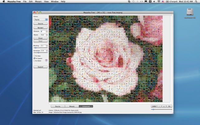 โปรแกรมแต่งรูปแนวกระเบื้องโมเสค