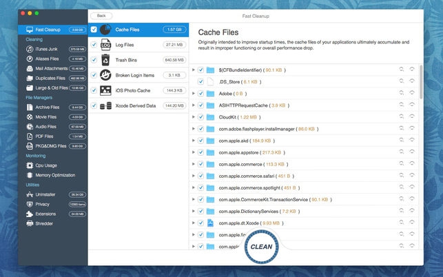 โปรแกรมทำความสะอาดลบไฟล์ขยะ OS Cleaner