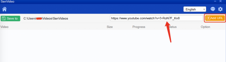 โปรแกรมช่วยโหลดวิดีโอ SanVideo