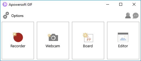 โปรแกรมทำภาพเคลื่อนไหว Apower GIF Maker โปรแกรมทำภาพเคลื่อนไหว Apower GIF Maker