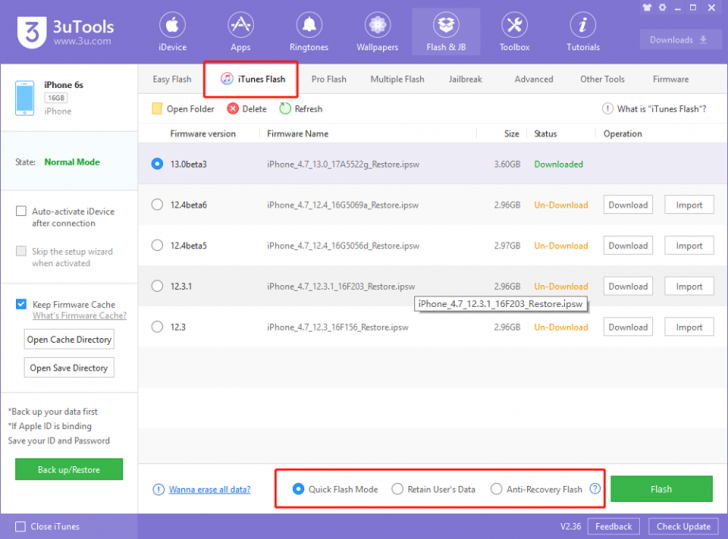 3uTools (โปรแกรม 3uTools เครื่องมือจัดการอุปกรณ์ ระบบ iOS ฟรี) : 