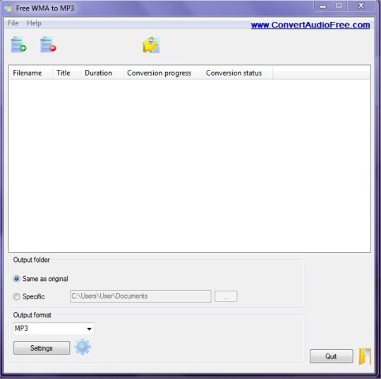 โปรแกรมแปลงไฟล์ Free WAV to MP3 Converter โปรแกรมแปลงไฟล์ Free WAV to MP3 Converter