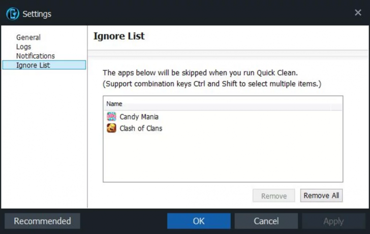 โปรแกรมลบไฟล์ขยะ IObit iFreeUp