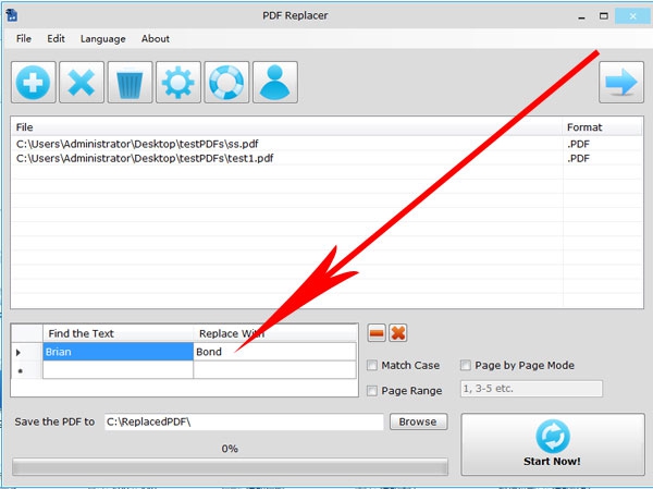 โปรแกรมแก้ไขตัวอักษร PDF Replacer โปรแกรมแก้ไขตัวอักษร PDF Replacer