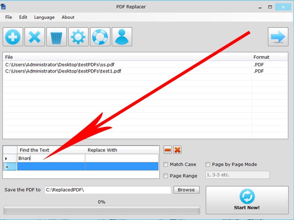 PDF Replacer (โปรแกรมแก้ไขตัวอักษรและแทนที่ประโยค ในไฟล์ PDF แบบง่ายๆ) : PDF Replacer (โปรแกรมแก้ไขตัวอักษรและแทนที่ประโยค ในไฟล์ PDF แบบง่ายๆ) :
