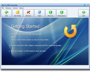 โปรแกรมแปลงไฟล์ JPG To PDF Converter โปรแกรมแปลงไฟล์ JPG To PDF Converter