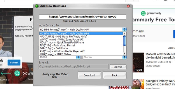 YouTube HD Downloader (โปรแกรมช่วยโหลดคลิปจาก YouTube ฟรี) : YouTube HD Downloader (โปรแกรมช่วยโหลดคลิปจาก YouTube ฟรี) :