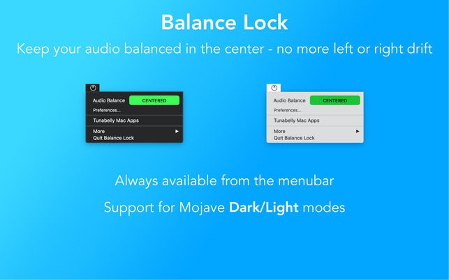 Balance Lock (โปรแกรม Balance Lock ปรับเสียงหูฟัง ลำโพงให้บาลานซ์ บน Mac) : Balance Lock (โปรแกรม Balance Lock ปรับเสียงหูฟัง ลำโพงให้บาลานซ์ บน Mac) :