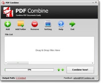PDF Combine (โปรแกรม PDF Combine รวมไฟล์ PDF ให้เป็นไฟล์เดียว) : 