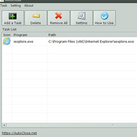โปรแกรมตั้งเวลาปิดโปรแกรม AutoClose โปรแกรมตั้งเวลาปิดโปรแกรม AutoClose