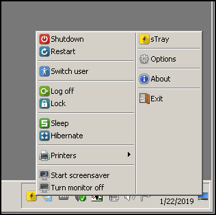 โปรแกรมสร้างปุ่มลัด sTray โปรแกรมสร้างปุ่มลัด sTray
