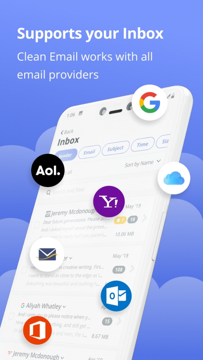 โปรแกรมจัดการอีเมล Clean Email