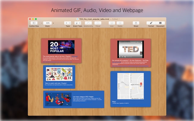 MindPreview Lite (โปรแกรม MindPreview Lite แสดงภาพแผนภูมิความคิด บน Mac) : 