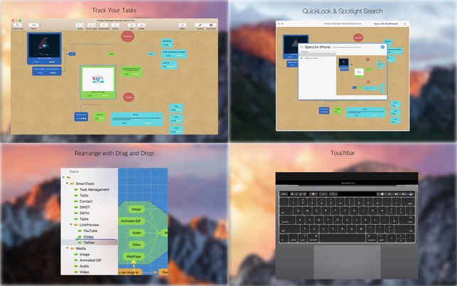 MindPreview Lite (โปรแกรม MindPreview Lite แสดงภาพแผนภูมิความคิด บน Mac) : 