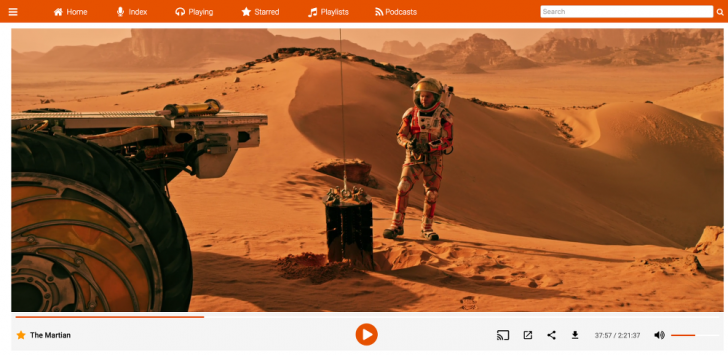 โปรแกรมดูหนังฟังเพลง Subsonic