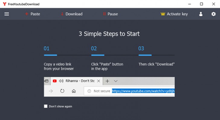 โปรแกรมช่วยดาวน์โหลดวิดีโอยูทูป Free YouTube Download