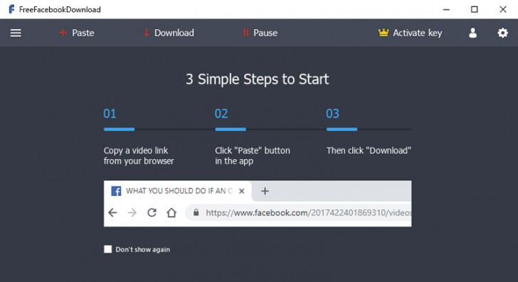 โปรแกรมโหลดวิดีโอเฟสบุ๊ค Free Facebook Video Download