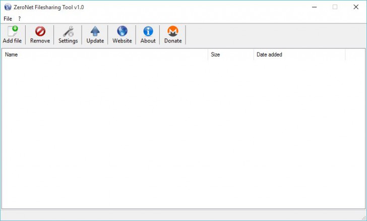 โปรแกรมแชร์ไฟล์ ZeroNet Filesharing Tool