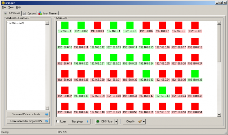 โปรแกรมเช็คปิง sPinger