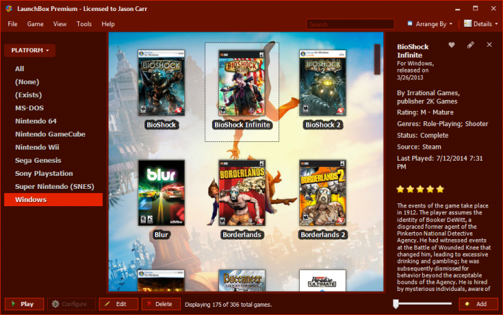 LaunchBox (โปรแกรม LaunchBox รวมเกมส์ จัดการเกมส์ รันเกมส์บน PC ฟรี) : 