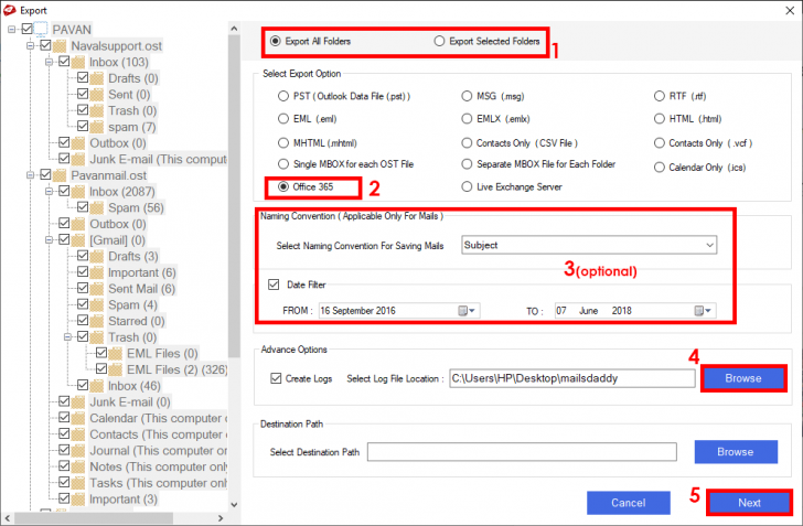 MailsDaddy OST to PST Converter (โปรแกรมแปลงไฟล์ OST เป็น PST)