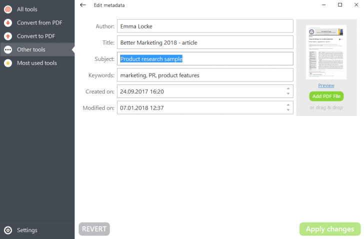 โปรแกรมเอกสาร PDF Candy