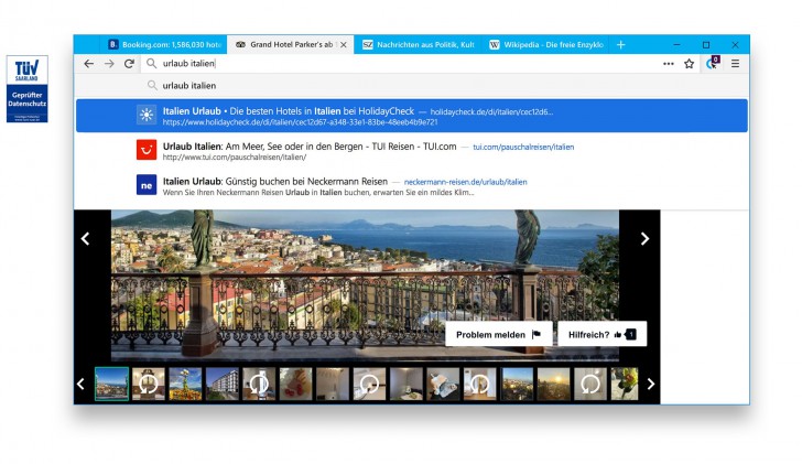 โปรแกรมเว็บเบราว์เซอร์ Cliqz