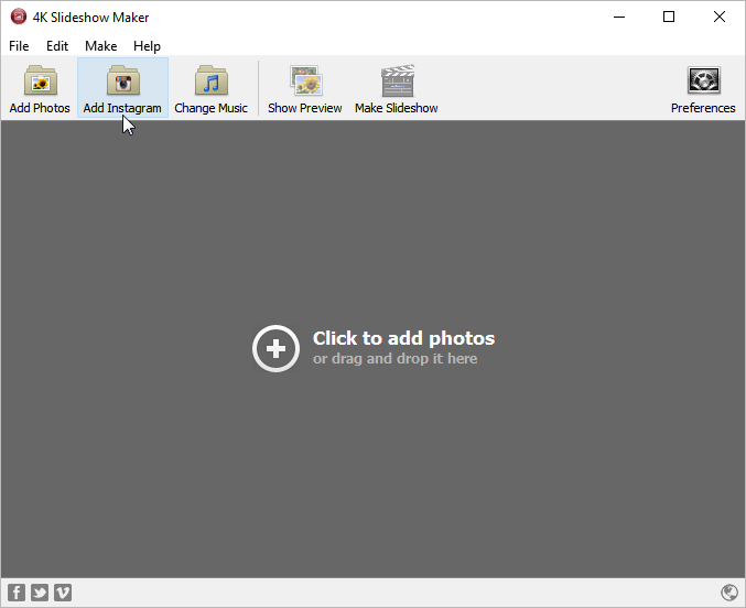 4K Slideshow Maker (โปรแกรมรูปสไลด์ สร้างวิดีโอสไลด์โชว์ ฟรี) : 4K Slideshow Maker (โปรแกรมรูปสไลด์ สร้างวิดีโอสไลด์โชว์ ฟรี) :
