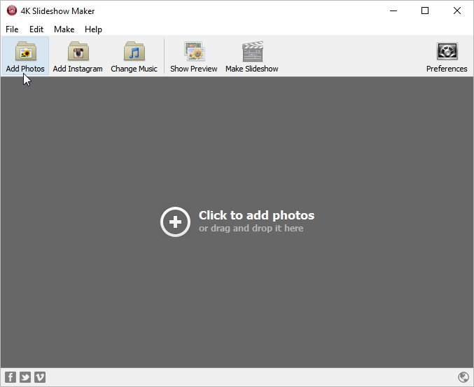 4K Slideshow Maker (โปรแกรมรูปสไลด์ สร้างวิดีโอสไลด์โชว์ ฟรี) : 4K Slideshow Maker (โปรแกรมรูปสไลด์ สร้างวิดีโอสไลด์โชว์ ฟรี) :