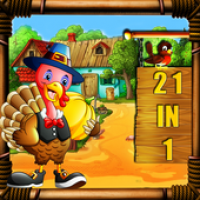 Thanksgiving Escape Game 21-in-1 (เกมส์ฝึกสมอง ประลองปัญญา ไขปริศนาลับ)