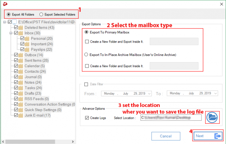 MailsDaddy PST to Office 365 Migration Tool (โปรแกรมแปลงไฟล์ PST เป็น Office 365 ฟรี)