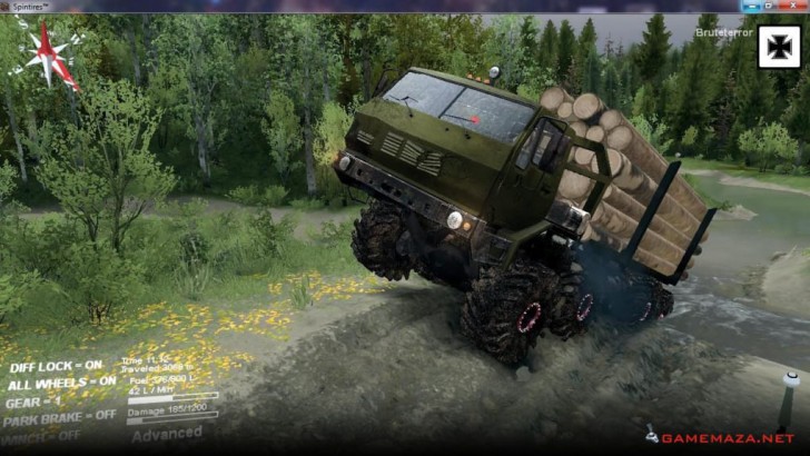 เกมส์ขับรถบบรรทุกจำลอง Spintires
