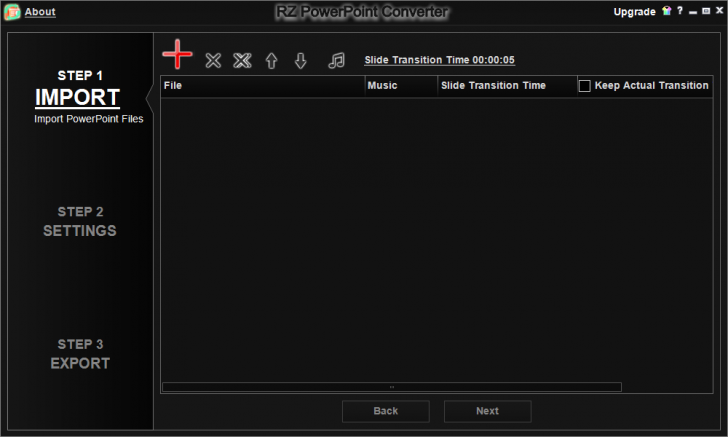 โปรแกรมแปลงไฟล์ RZ POWERPOINT CONVERTER