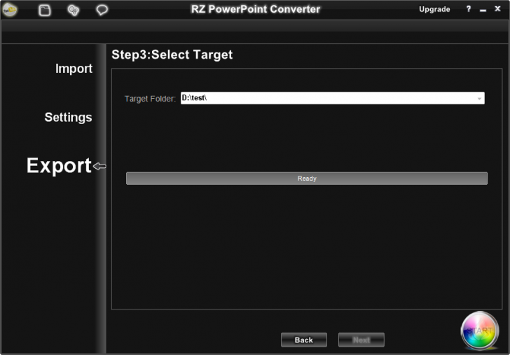 RZ POWERPOINT CONVERTER (โปรแกรมแปลงไฟล์ PowerPoint เป็น Video และ DVD) : 