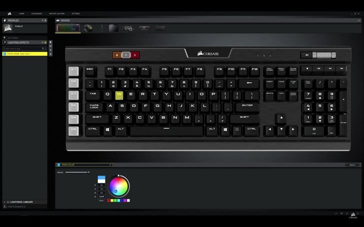 iCUE Software (โปรแกรม iCUE ควบคุม ปรับแต่ง อุปกรณ์เกมมิ่ง CORSAIR) : 