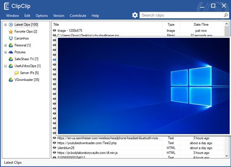 โปรแกรมเครื่องมือช่วยจัดการคัดลอกและวาง ClipClip