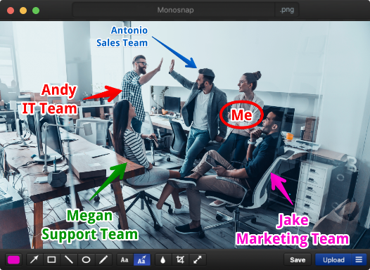 โปรแกรมบันทึกจับภาพหน้าจอ Monosnap โปรแกรมบันทึกจับภาพหน้าจอ Monosnap