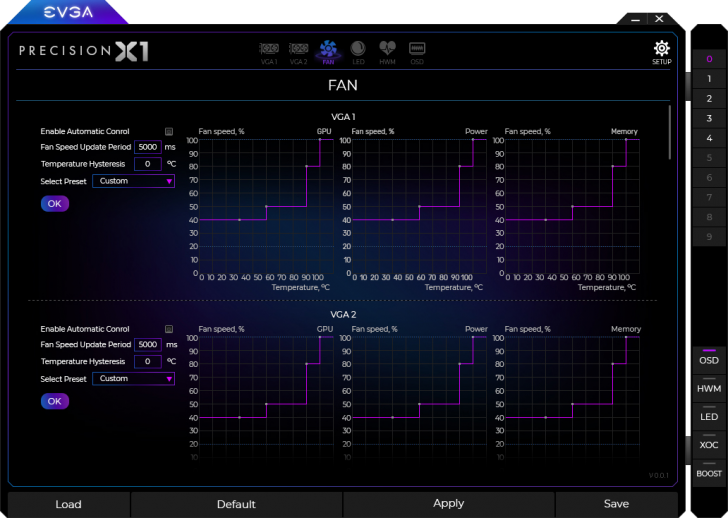 EVGA Precision X1 (โปรแกรมปรับแต่งการ์ดจอ จูนการ์ดจอ Nvidia RTX และ GTX จาก EVGA) : 