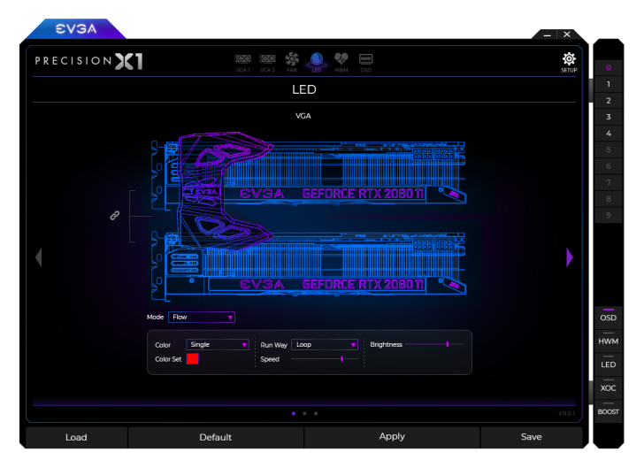 EVGA Precision X1 (โปรแกรมปรับแต่งการ์ดจอ จูนการ์ดจอ Nvidia RTX และ GTX จาก EVGA) : 