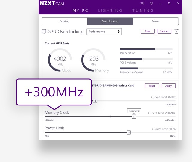NZXT CAM (โปรแกรม NZXT CAM เฝ้าดูสถานะการทำงานเครื่องคอมพิวเตอร์) : 