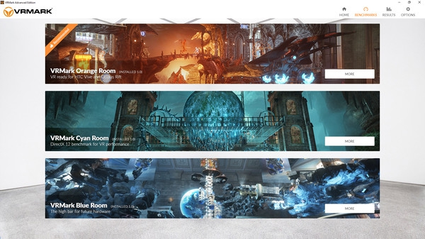 VRMark (โปรแกรม VRMark ทดสอบประสิทธิภาพเครื่องสำหรับเล่น VR) : 