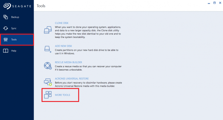 DiscWizard (โปรแกรม DiscWizard ช่วยเหลือติดตั้งจัดการฮาร์ดดิสก์ Seagate) : 