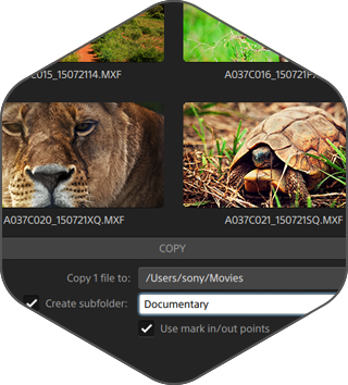 Catalyst Browse (โปรแกรม Catalyst Browse จัดการไฟล์วิดีโอมืออาชีพสำหรับ Sony Pro) : 