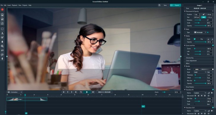 โปรแกรมตัดต่อวิดีโอ อัดวิดีโอหน้าจอ ScreenToVideo 