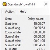 WorkFromHome (โปรแกรมเก็บข้อมูลเวลาปฏิบัติงานของพนักงาน ขณะทำงานจากที่บ้าน)