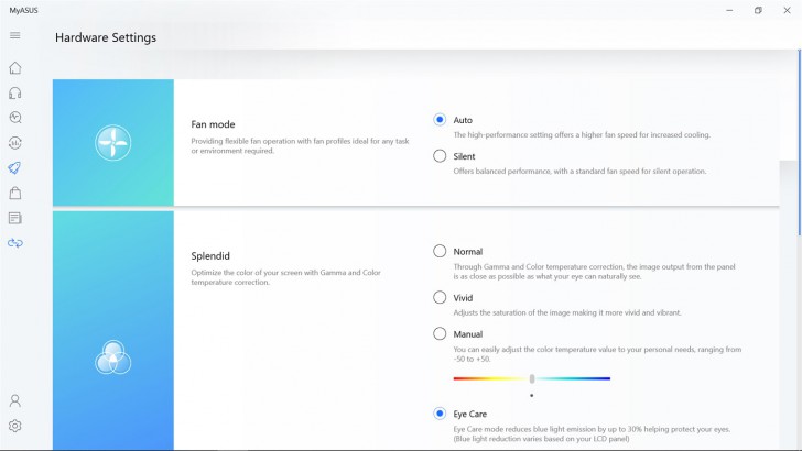 MyASUS (โปรแกรม MyASUS รวบรวมการเข้าถึงฟังก์ชันต่างๆ ของคอมพิวเตอร์ ASUS) : 