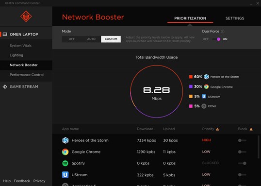 OMEN Command Center (โปรแกรมรวมเครื่องมือเพิ่มประสิทธิภาพ HP OMEN) : OMEN Command Center (โปรแกรมรวมเครื่องมือเพิ่มประสิทธิภาพ HP OMEN) :